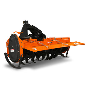 6FT 3-Point Gear Drive Rotary Tiller, 30-60HP Tractor, PTO Shaft Included (With Slip Clutch), Cat. 1 &2 Hookup