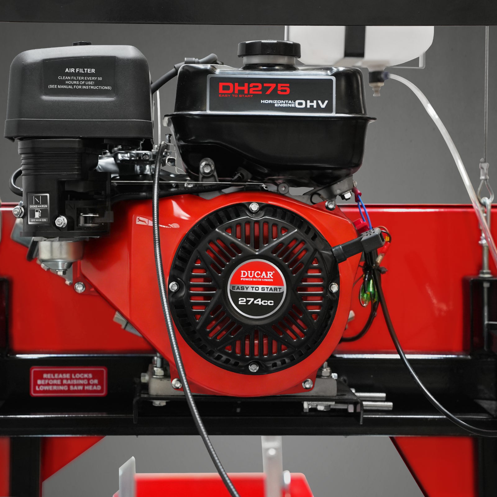 22" Portable Sawmill, 274cc 8.1HP Gasoline Engine, 18" Board Width, 13' Track Length , SM-22