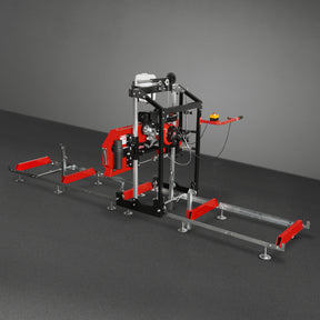 22" Portable Sawmill, 274cc 8.1HP Gasoline Engine, 18" Board Width, 13' Track Length , SM-22