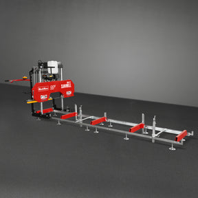 22" Portable Sawmill, 274cc 8.1HP Gasoline Engine, 18" Board Width, 13' Track Length , SM-22