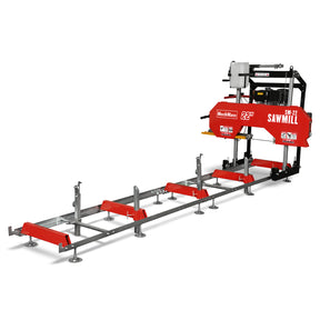 22" Portable Sawmill, 270cc 9HP Gasoline Engine, 20" Board Width, 13' Track Length , SM22