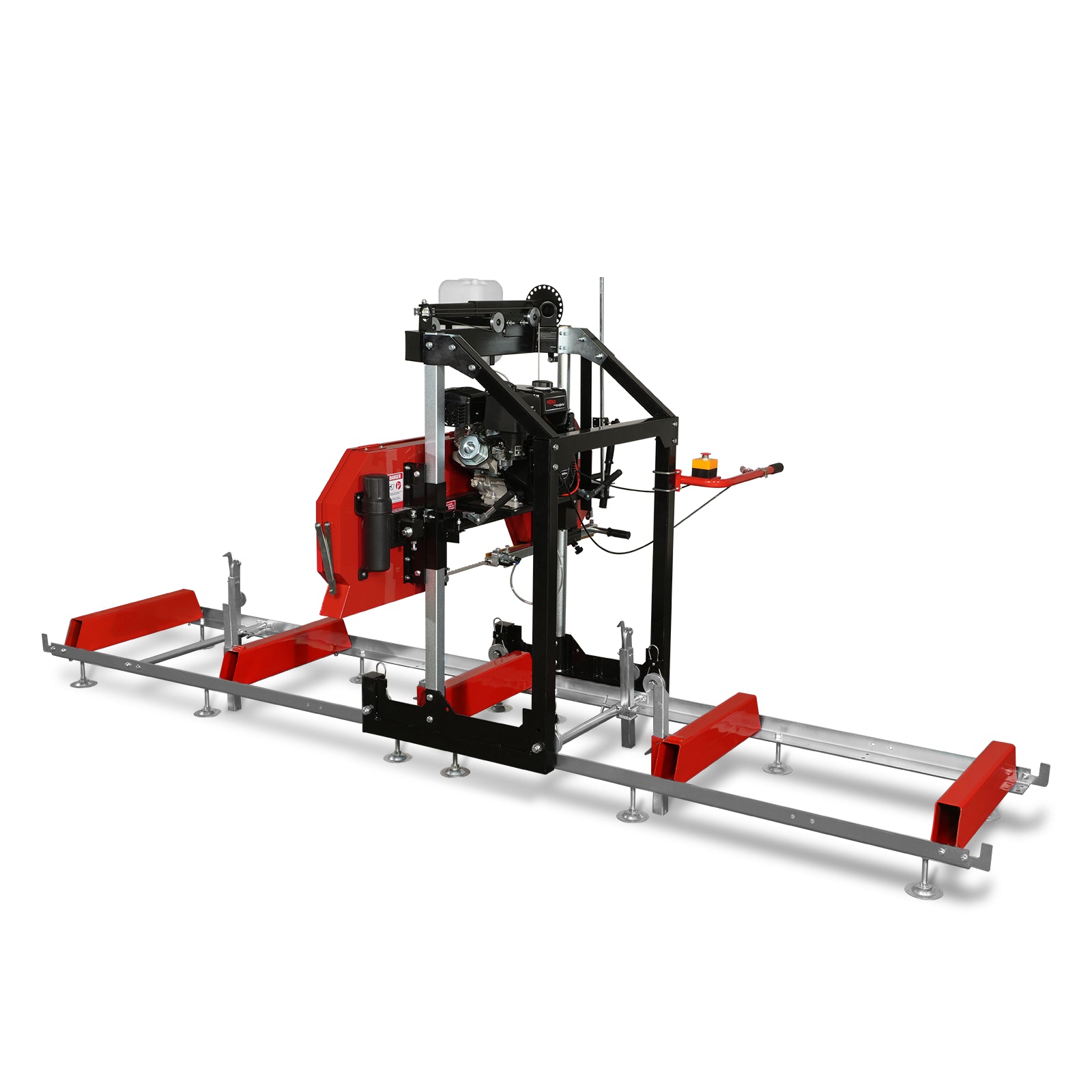 26" Portable Sawmill, 420cc 15HP E-Start Gasoline Engine, 22" Board  Width, 13' Track Length , SM26