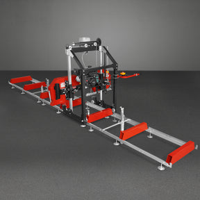 26" Portable Sawmill (5x Blades Included), KOHLER CH440 429cc E-Start Gasoline Engine, 22" Board Width, 20' Track Length (13' Track Length + 6.6' Track Extension Included) , SM-26