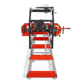 26" Portable Sawmill (5x Blades Included), KOHLER CH440 429cc E-Start Gasoline Engine, 22" Board Width, 20' Track Length (13' Track Length + 6.6' Track Extension Included) , SM-26