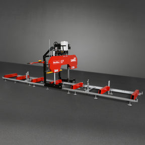 26" Portable Sawmill (5x Blades Included),  KOHLER CH440 429cc E-Start Gasoline Engine,  20" Board Width,  20' Track Length (13' Track Length + 6.4' Track Extension Included) ,  SM-26