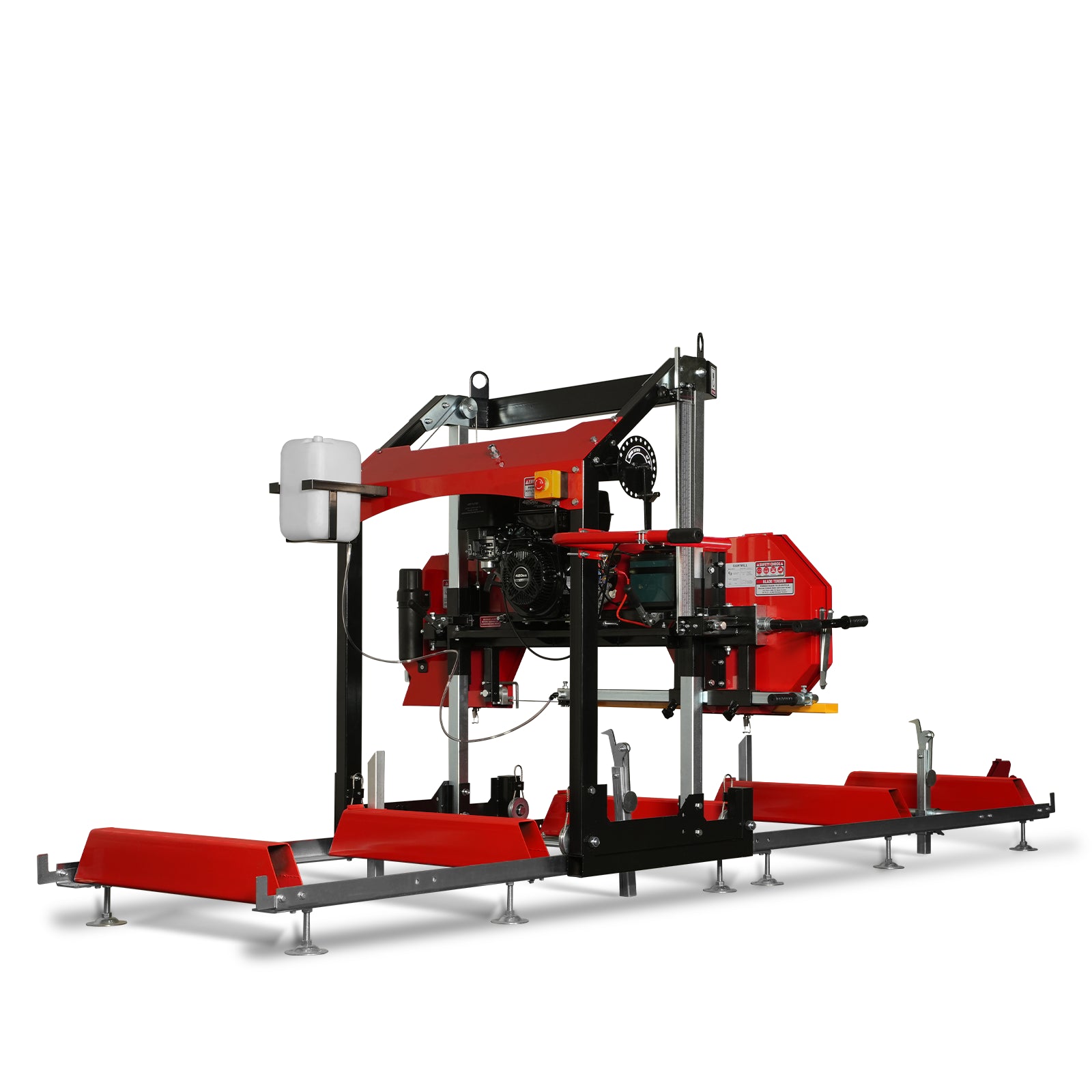 32" Portable Sawmill, 420cc 15HP E-Start Gasoline Engine, 29" Board Width, 13' Track Length , SM32