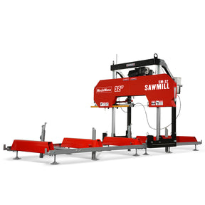 32" Portable Sawmill, KOHLER CH440 429cc E-Start Gasoline Engine, 29" Board Width, 13' Track Length , SM32