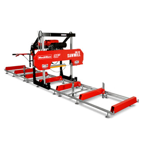 36" Portable Sawmill, 25HP 750cc ZONSEN V-Twin Engine, 32" Board Width, 20' Track Length; （10 x Blades Included) , SM36