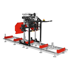 18" Portable Sawmill, 212cc 7HP Gasoline Engine, 15" Board  Width, 10' Track Length , SM18