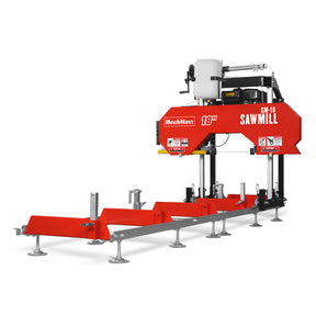 18" Portable Sawmill, 212cc 7HP Gasoline Engine, 15" Board  Width, 10' Track Length , SM18