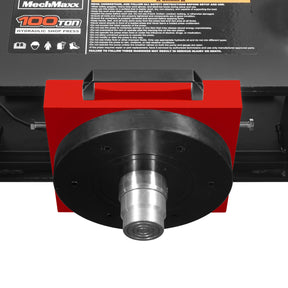 100 Ton H-Frame Air/Hydraulic Shop Press with Hand Winch,  Fully Welded Steel Frame,  Safety Guard,  Foot Pedal Control,  HSP100