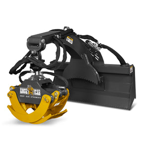 50" Skid Steer Rotary Log Grapple, 360° Rotation, 3000 Lbs Capacity