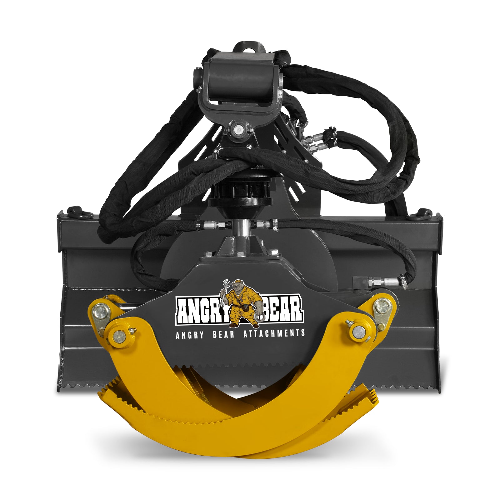 50" Skid Steer Rotary Log Grapple, 360° Rotation, 3000 Lbs Capacity