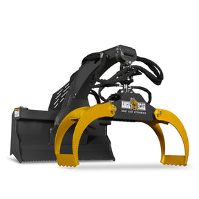 50" Skid Steer Rotary Log Grapple, 360° Rotation, 3000 Lbs Capacity