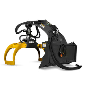 50" Skid Steer Rotary Log Grapple, 360° Rotation, 3000 Lbs Capacity