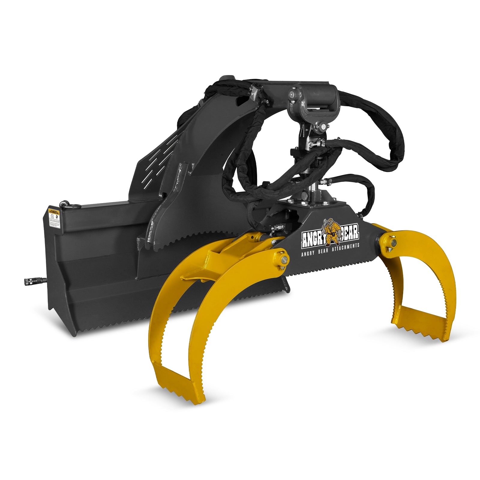 50" Skid Steer Rotary Log Grapple, 360° Rotation, 3000 Lbs Capacity