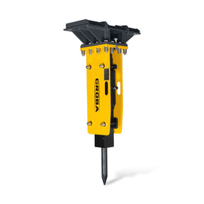 300ft-lbs  Hydraulic Mini Skid Steer Concrete Breaker Hammer Attachment