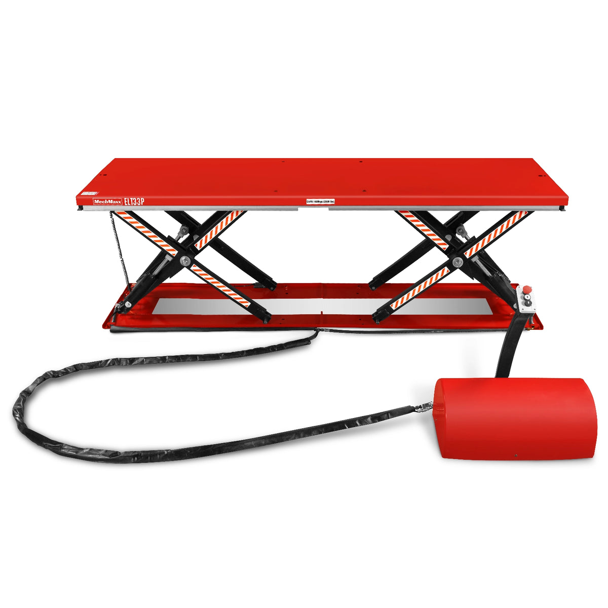 Stationary Electric Hydraulic Parallel Double Scissor Lift Table 3300l