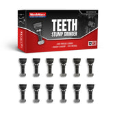 ( 1 Pack / 12 Pcs ) Teeth for Stump Grinder SGR1500 and SG380  (SKU: 130200; 130300; 130400）