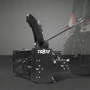 72" 3-Point Hitch Snow Blower PTO Driven for 25-65 HP Tractors, TSB72