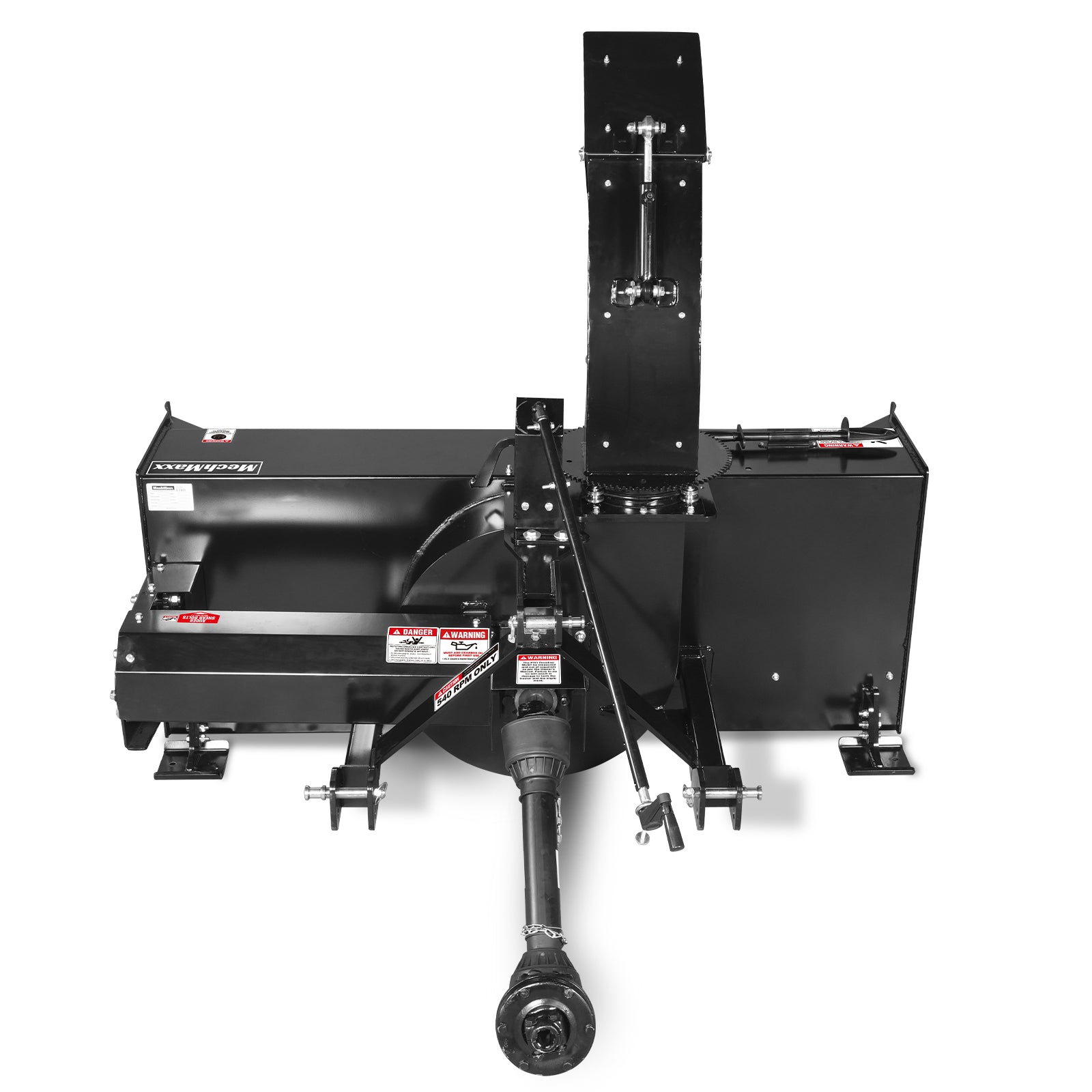 72” 3-Point Hitch Snow Blower PTO Driven for 25-65 HP Tractors, TSB72