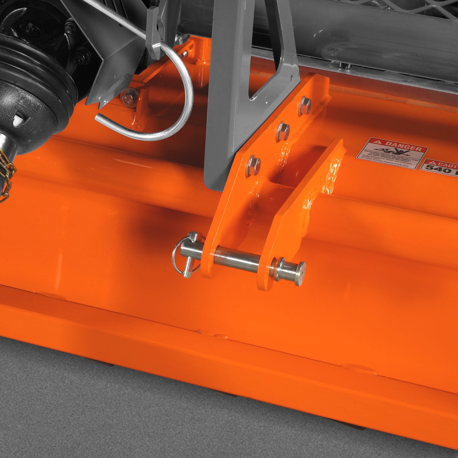 48 in Stone Burier Reverse Rotary Tiller, 3 Point Hitch Cat.1, Chain Drive, PTO Shaft Included with Slip Clutch, 20–45 HP, RSB48