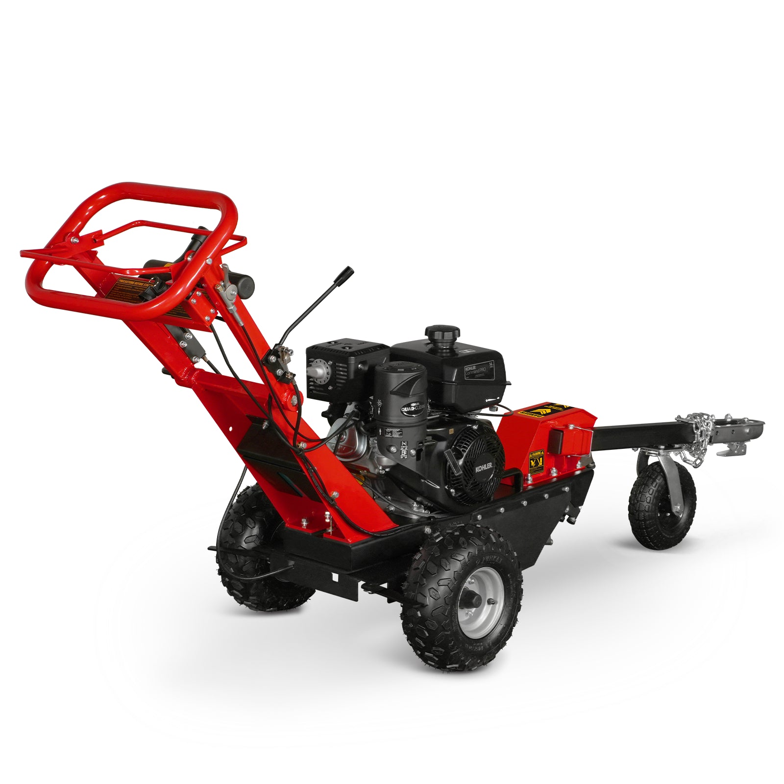 15-inch 14hp 429cc KOHLER E-Start Stump Grinder with Tow Bar, SG380