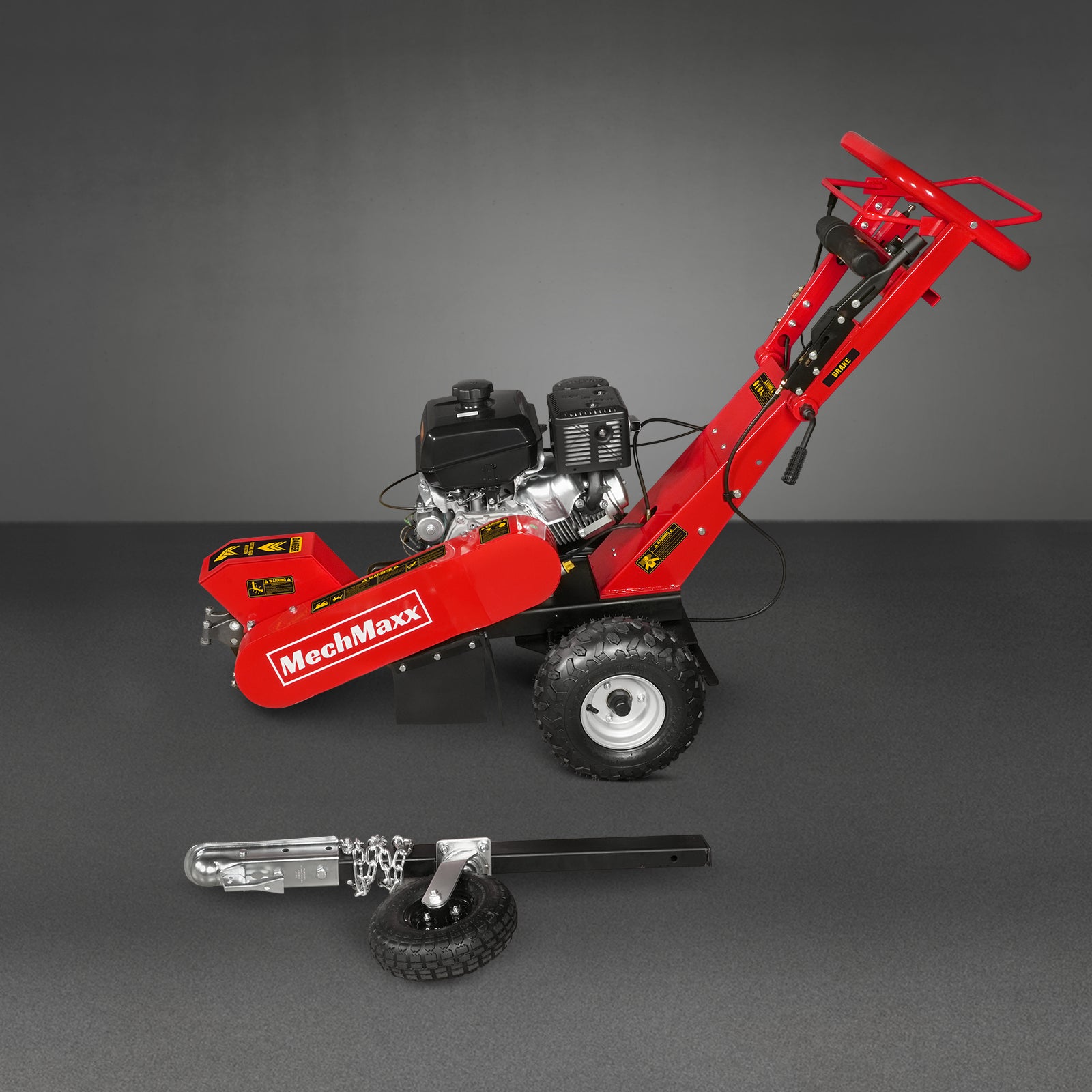 15-inch 14hp 429cc KOHLER E-Start Stump Grinder with Tow Bar , SG380