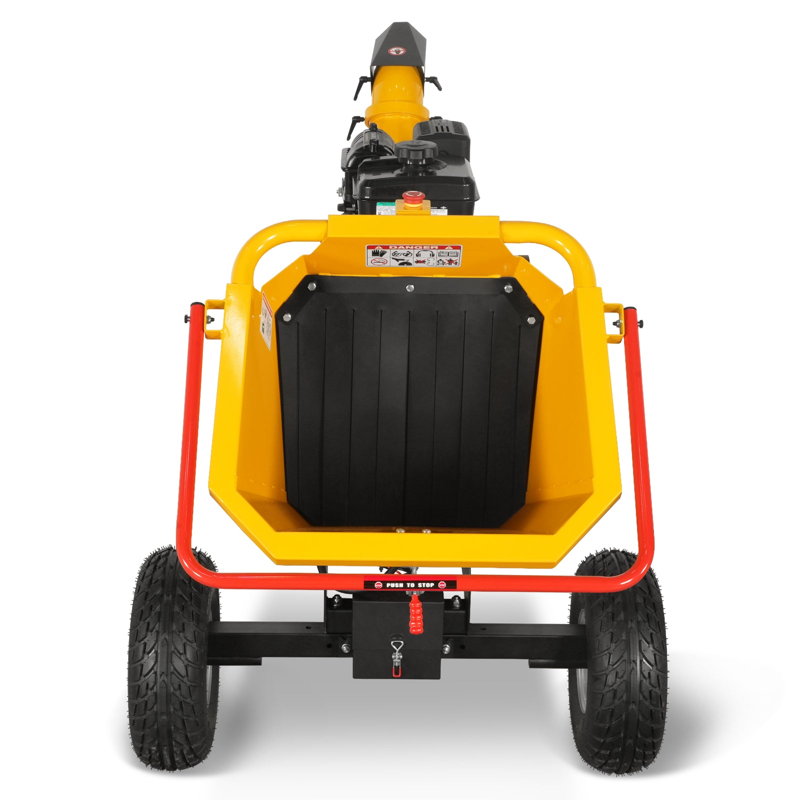 6 inch E-start B&S VANGUARD 408cc 14hp Gasoline Engine Powered Drum Wood Chipper,   P4206