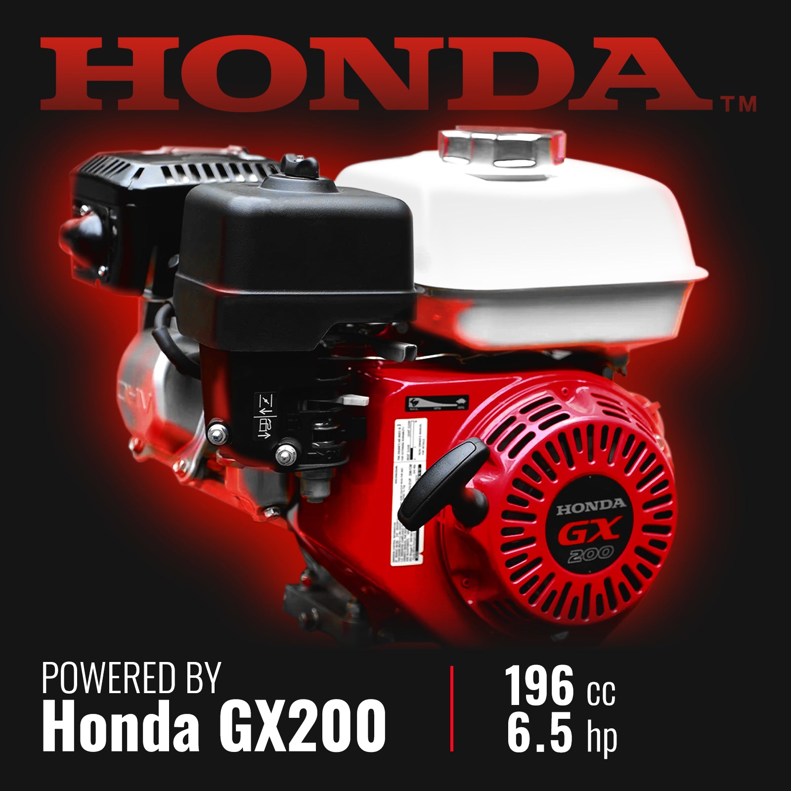 HONDA GX200 Gasoline Engine Powered 4 inch Wood Chipper, GS650