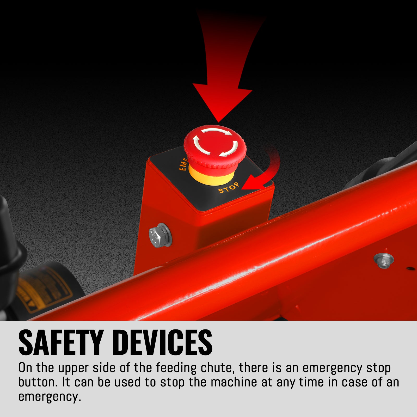 5 inch E-start DUCAR 420cc Gasoline Engine Powered Wood Chipper , GS1500