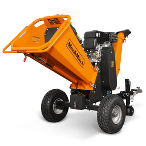 6 inch E-start ZONSEN 459cc 15hp Gasoline Engine Powered Drum Wood Chipper , P4206
