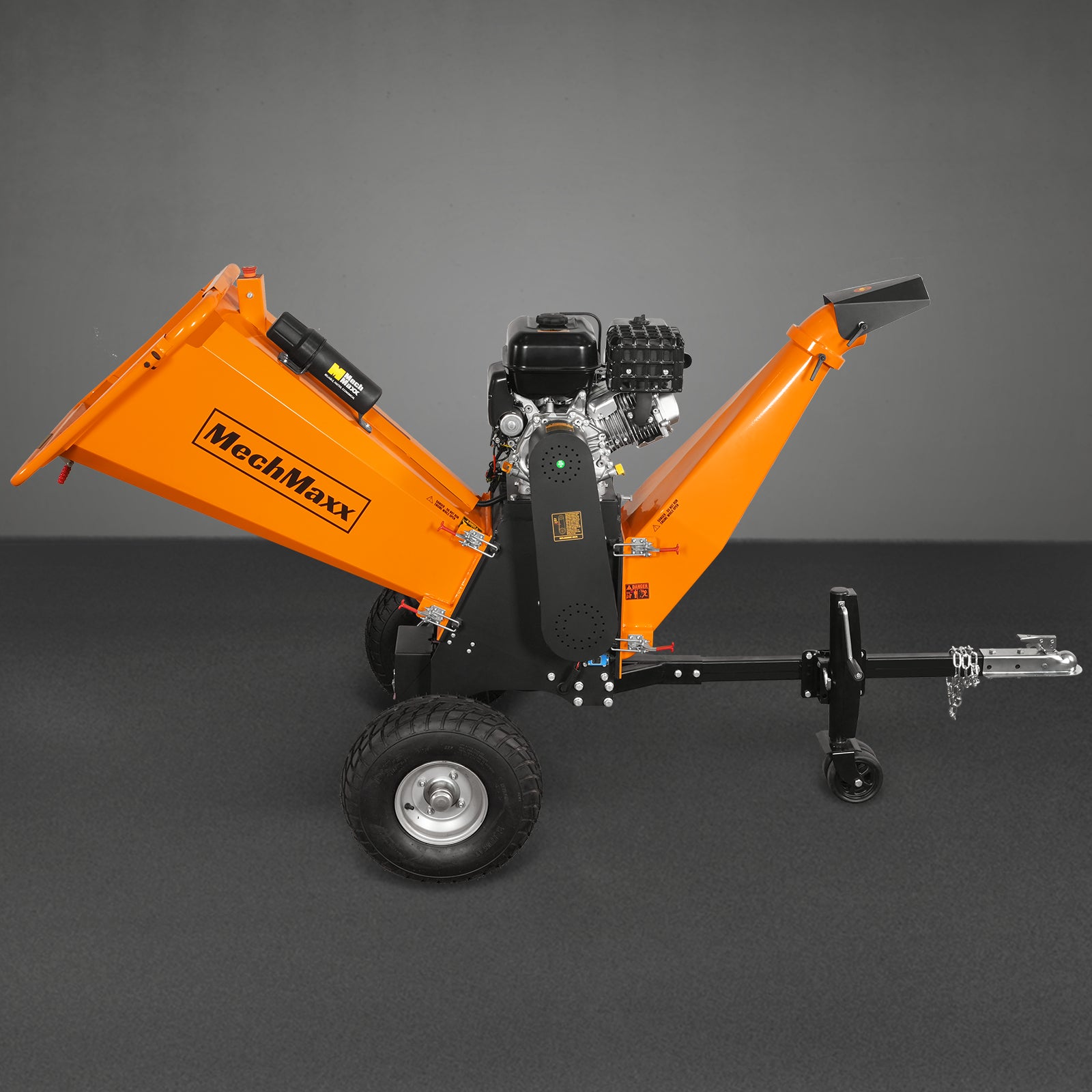 6 inch E-start ZONSEN 459cc 15hp Gasoline Engine Powered Drum Wood Chipper , P4206