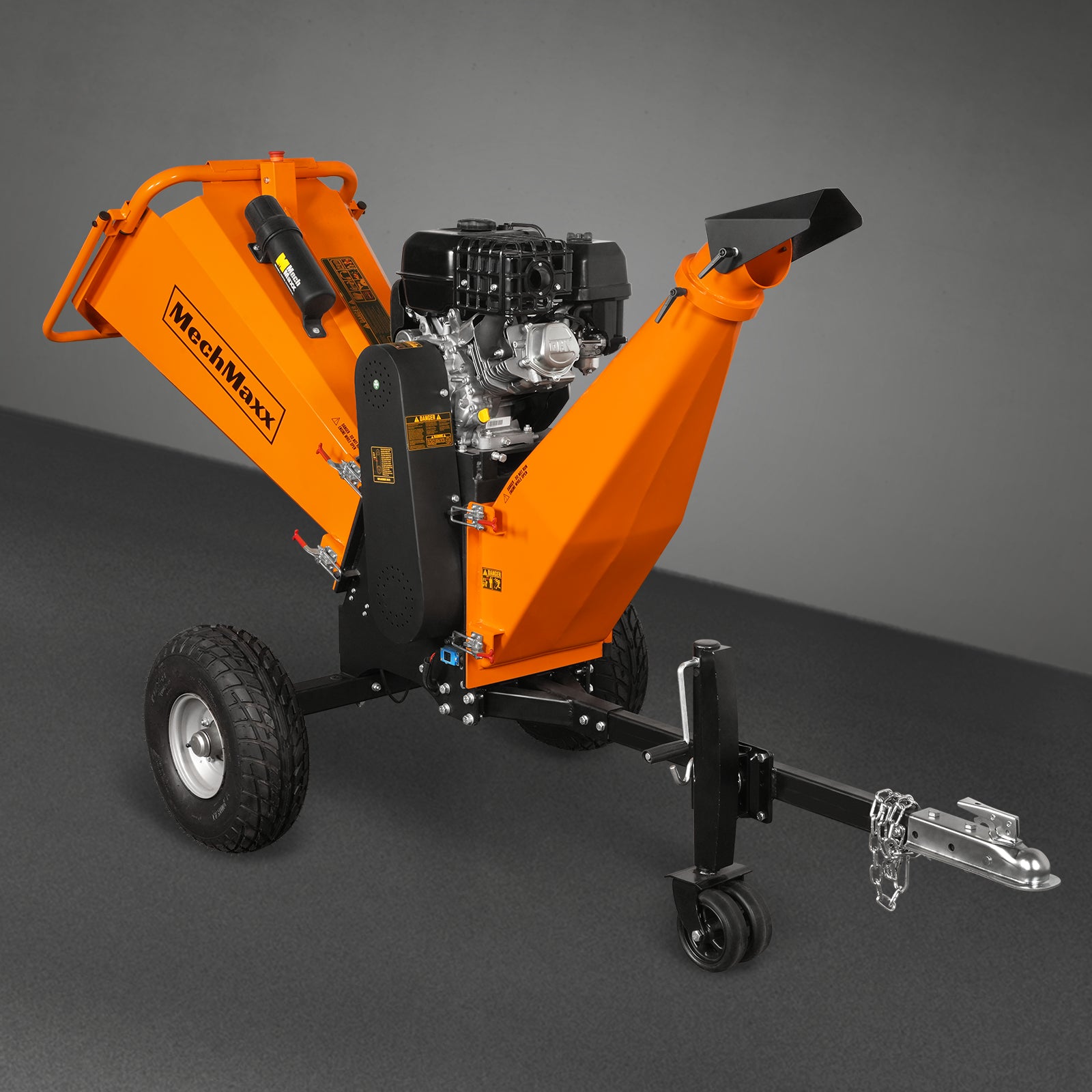 6 inch E-start ZONSEN 459cc 15hp Gasoline Engine Powered Drum Wood Chipper , P4206