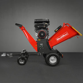 8 inch ZONSEN E-Start 1000cc 35hp Gas Powered 4 - Wheel Drum Wood Chipper with Taillight , B200