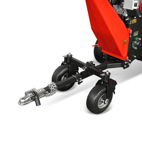 8 inch ZONSEN E-Start 1000cc 35hp Gas Powered 4 - Wheel Drum Wood Chipper with Taillight , B200