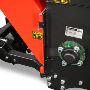 8 inch ZONSEN E-Start 1000cc 35hp Gas Powered 4 - Wheel Drum Wood Chipper with Taillight , B200
