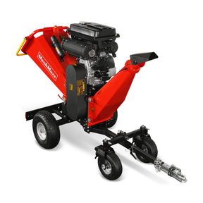 8 inch ZONSEN E-Start 1000cc 35hp Gas Powered 4 - Wheel Drum Wood Chipper with Taillight , B200