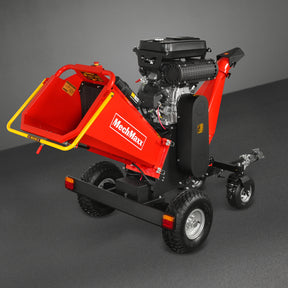 8 inch ZONSEN E-Start 1000cc 35hp Gas Powered 4 - Wheel Drum Wood Chipper with Taillight , B200