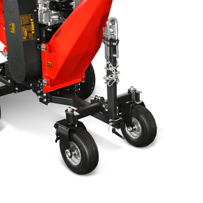 8 inch ZONSEN E-Start 1000cc 35hp Gas Powered 4 - Wheel Drum Wood Chipper with Taillight , B200