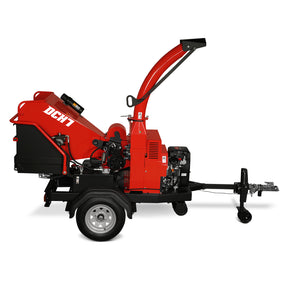 25hp 713cc Twin Cylinder DUCAR Petrol Engine 7'' Hydraulic Feeding Wood Chipper, DCH7