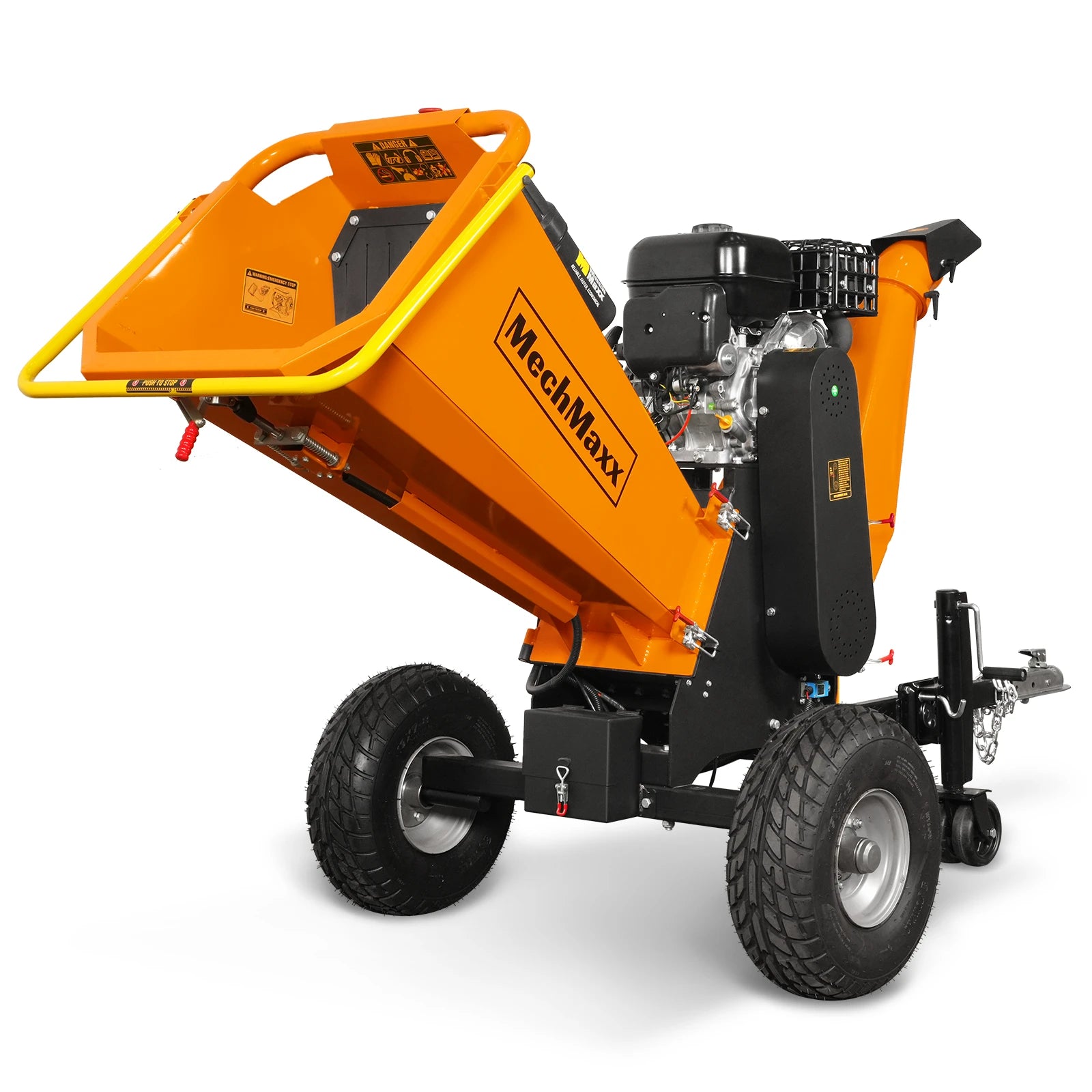 6 inch E-start ZONSEN 420cc 13.4hp Gasoline Engine Powered Drum Wood Chipper ,  P4206