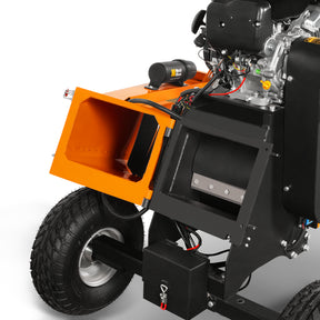6 inch E-start ZONSEN 420cc 13.4hp Gasoline Engine Powered Drum Wood Chipper ,  P4206