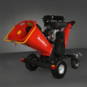 8 inch ZONSEN E-Start 999cc 35hp Gas Powered 4 - Wheel Drum Wood Chipper with Taillight , B200