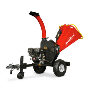 5 inch E-start DUCAR 420cc 15hp Gasoline Engine Powered Disc Wood Chipper with Taillight , P4205