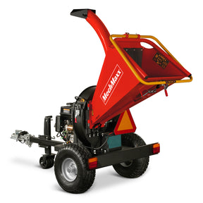 5 inch E-start DUCAR 420cc 15hp Gasoline Engine Powered Disc Wood Chipper with Taillight , P4205