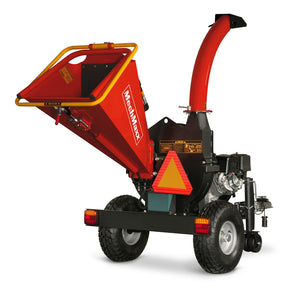 5 inch E-start DUCAR 420cc 15hp Gasoline Engine Powered Disc Wood Chipper with Taillight , P4205