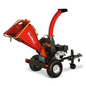 5 inch E-start DUCAR 420cc 15hp Gasoline Engine Powered Disc Wood Chipper with Taillight , P4205