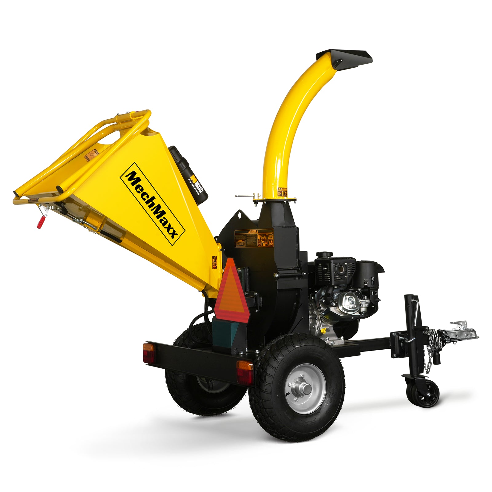 5 inch E-stat KOHLER 429cc 14hp Gasoline Engine Powered Disc Wood Chipper with Taillight , P4205