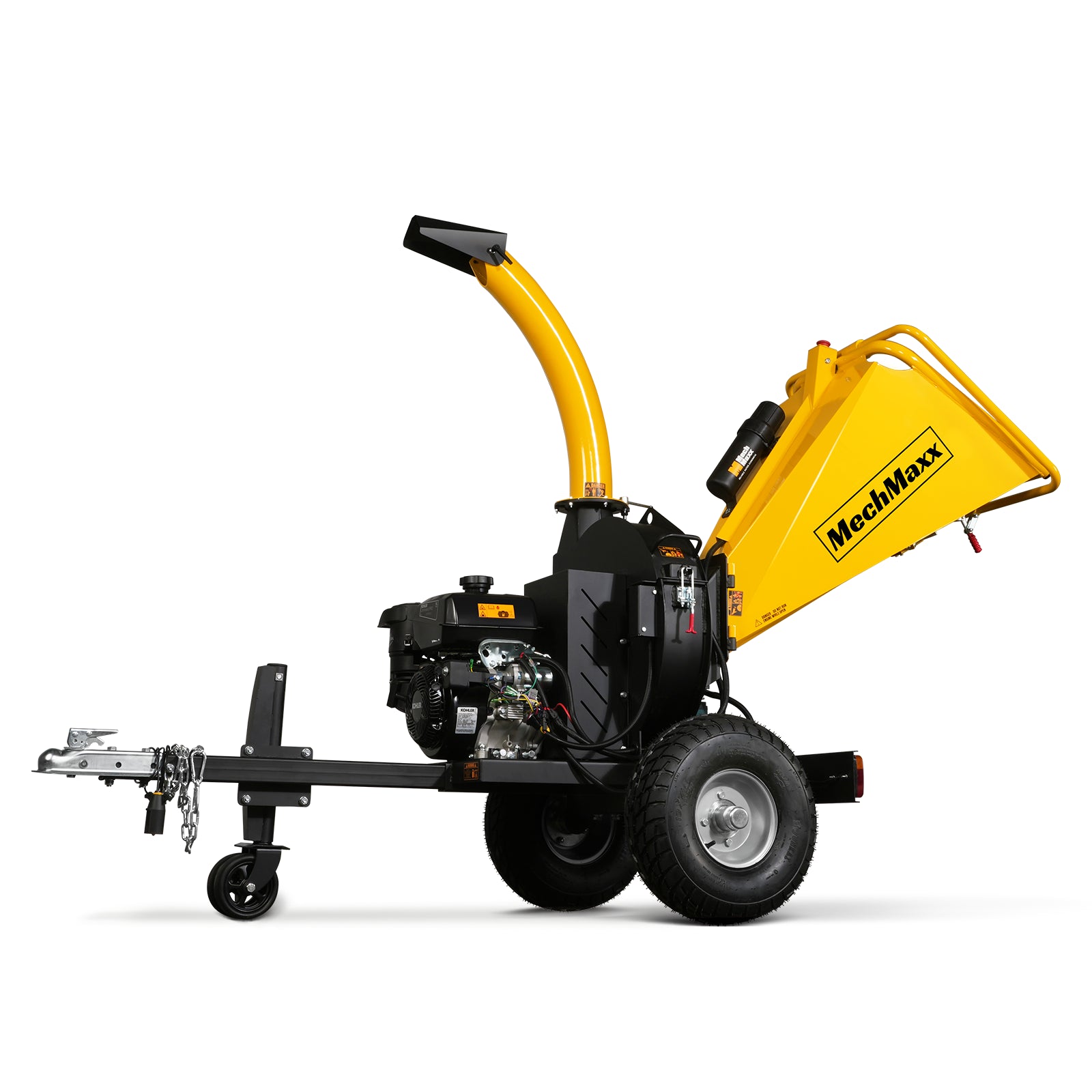 5 inch E-stat KOHLER 429cc 14hp Gasoline Engine Powered Disc Wood Chipper with Taillight , P4205